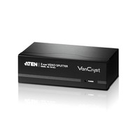 ATEN 宏正VS132A电脑切换器2端口VGA视频分配器分屏器一分二1进2出
