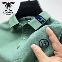 百亿补贴：龙达飞 LODFEY 男士短袖POLO衫 刺绣翻领宽松