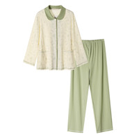 快乐屋 Happy House 孕妇家居服套装长袖2025新款春季孕妇睡衣月子服产后哺乳衣