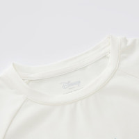 迪士尼童装儿童t恤男童短袖t恤夏季女孩休闲打底衫宝宝时尚半袖上衣 本白【男】 110 cm