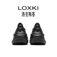 LOXKI/洛克斯基 Alpha洞洞鞋男夏户外沙滩运动凉鞋【明星同款】 黑武士 39