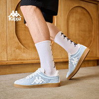 KAPPA卡帕TIFO德训鞋男鞋2025春季轻便软底运动休闲鞋百搭时尚板鞋 生物蓝/韩国白  41