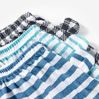 蕾叮咔2025夏婴儿印花大pp裤薄款纯棉透气可爱短裤男女宝宝短裤DFX 皇冠猫(网纱款) 110 cm