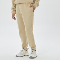 【优惠】Gap男装秋季LOGO空气三明治束脚裤607258透气运动裤 黑色 175/95(S)