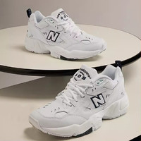 new balance nb女鞋透气百搭复古休闲鞋老爹鞋WX608WT 白色WX608WT 38