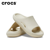Crocs凉拖鞋卡骆驰面包凉拖男拖鞋凉鞋女鞋户外平底鞋|208392 骨白色-2Y2 40