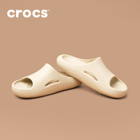 Crocs凉拖鞋卡骆驰面包凉拖男拖鞋凉鞋女鞋户外平底鞋|208392 大气灰-1FT 41/42