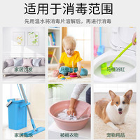 艾瑜 AIYU XD20-400 84消毒液泡腾片 20瓶 家用地板衣物漂白杀菌宠物除味含氯