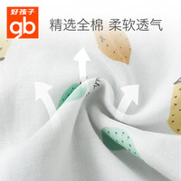 好孩子（gb）婴儿衣服冬季新生儿连体衣儿童外出服婴幼儿爬服宝宝套装连身衣 短袖对襟连身衣1 均码 73码