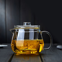 诗米乐 玻璃茶壶单壶耐高温加厚茶水分离2025新款家用高硼硅小泡茶壶茶具