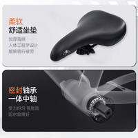 永久(FOREVER) 自行车成人山地车男女士青少年中小减震双碟刹变速越野单车 黑色-三刀轮【高碳钢】 27.5寸-24速【:175-195cm】 顶配【三刀轮】黑白色