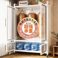 铁艺简易衣柜家用儿童挂衣服储物收纳柜子卧室移动金属衣橱 天蓝色