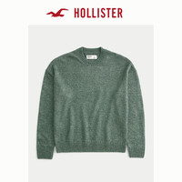 HOLLISTER25春季美式宽松舒适圆领套头针织衫男装KI320-5004 绿色 S (175/92A)