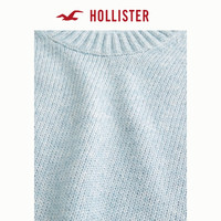 HOLLISTER25春季美式宽松舒适圆领套头针织衫男装KI320-5004 浅蓝色 S (175/92A)