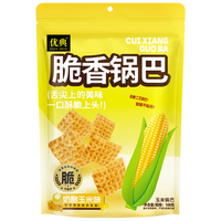 优典 脆香锅巴奶酪玉米味108g/袋 办公室休闲零食解馋 膨化食品