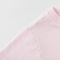 巴拉巴拉婴儿t恤宝宝上衣女童衣服男童短袖2025夏装可爱萌趣 梦幻粉60359 120