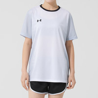 UA/安德玛 UNDER ARMOUR男女款足球短袖透气舒适运动上衣户外休闲时尚T恤套头衫 M