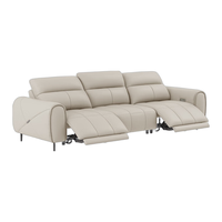  顾家家居 KUKA  90.YG.6312 意式电动沙发 三人位双电动 白色