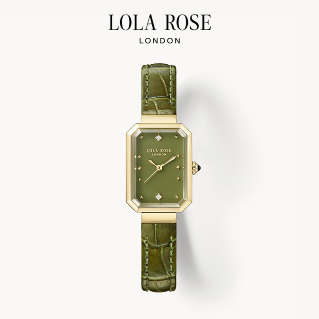LOLA ROSE 罗拉玫瑰 方糖小绿表 LR4708 情人节送女友 优选