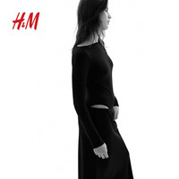 HM女士内衣连体衣2025春弹力优雅一字领丁字裤连体衣1216651