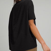 露露乐蒙lululemon丨Back in Action 女士短袖 T 恤 LW3DMLS 黑色 S /6