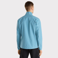 始祖鸟（ARC'TERYX）软壳衣GAMMA LIGHTWEIGHT HOODY男子户外轻便防风透气连帽冲锋衣 竹月蓝Solace-无帽 S