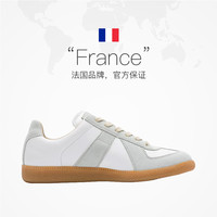 Maison Margiela马吉拉男款德训鞋绒面革拼皮革运动鞋 白色 39