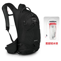 OSPREY 小鹰户外背包 Raptor 猛龙系列登山包 旅游骑行徒步双肩包 黑色 10L OS