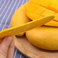 甜萌果蔬金煌芒 送人 水仙芒果青皮大芒果甜心芒海南新鲜水果盒子 超精选装(单果约250g+) 净重4.5斤【超划算】