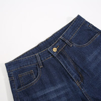 真维斯青少年裤子 2025春季时尚百搭直筒牛仔裤男款裤子潮KY 深蓝色2530 180 36 180/92A