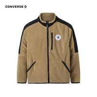 Converse 匡威童装男女童梭织夹克秋冬儿童休闲加绒上衣外套 咖啡棕 120 /60 【身高110-116cm】