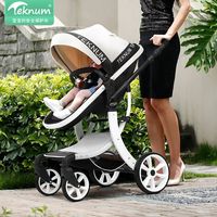 TEKNUM 婴儿推车可坐可躺高景观折叠避震轻便儿童新生儿宝宝手推车