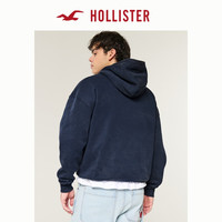 HOLLISTER25春红色多色抓绒连帽卫衣男装女装KI322-5033 海军蓝 S (175/92A)