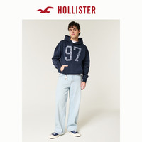 HOLLISTER25春红色多色抓绒连帽卫衣男装女装KI322-5033 海军蓝 2XL (185/124A)