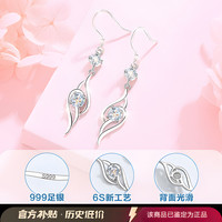 999纯银耳环女轻奢高级感2024女人味银耳坠耳饰女士耳钉