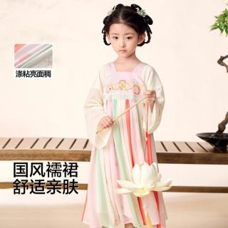 巴拉巴拉 儿童国风汉服连衣裙