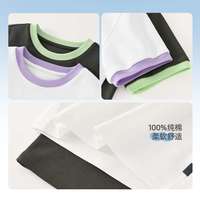 C&A女童短袖t恤夏季2025红色童装体恤儿童夏装女孩衣服 樱桃红 叠喜乐熊K白红 130