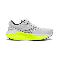 saucony TRIUMPH胜利22跑步鞋缓震轻便运动鞋训练男子跑鞋 白/柠檬黄