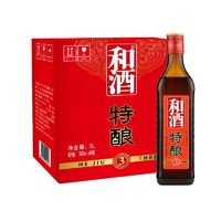 和酒 特酿3 清爽型半干黄酒 500ml*6瓶