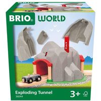 BRIO World - 36044 隧道带爆炸功能 - 3 岁以上儿童火车套装,3 岁以上玩具