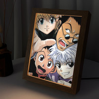 漫能 全职猎人灯光画个性动漫小夜灯镜子摆件二次元卡通日系周边