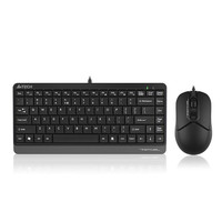 双飞燕X 双飞燕 FK11小键盘鼠标套装数控工控工业级便携88键有线迷你87键