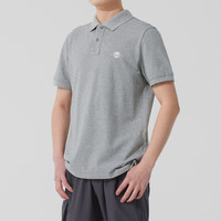 Timberland添柏岚POLO衫男T恤春夏城市户外登山休闲舒适宽松短袖A24H2 A24H2V91/灰色 XS