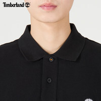 Timberland添柏岚POLO衫男T恤春夏城市户外登山休闲舒适宽松短袖A24H2 A24H2001/黑色 S S/170
