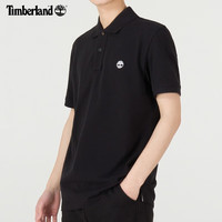 Timberland添柏岚POLO衫男T恤春夏城市户外登山休闲舒适宽松短袖A24H2 A24H2001/黑色 XL XL/185