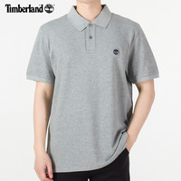 Timberland添柏岚POLO衫男T恤春夏城市户外登山休闲舒适宽松短袖A24H2 A24H2052/中麻灰色 XS XS/165