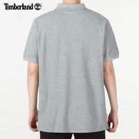 Timberland添柏岚POLO衫男T恤春夏城市户外登山休闲舒适宽松短袖A24H2 A24H2052/中麻灰色 2XL