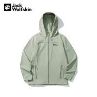 Jack Wolfskin狼爪夹克男春季款户外运动休闲防风防泼水舒适透汽保暖软壳外套 664-4137/薄荷叶绿 M 175/96A