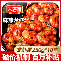 天海藏麻辣小龙虾尾虾球 火锅食材（每盒 35只左右）10盒破价精选