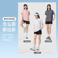 CAMEL骆驼女装polo衫2025夏季短袖吸湿速干衣透气翻领纯色t恤